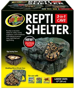 Zoomed - Grotte Repti Shelter pour Reptiles - L
