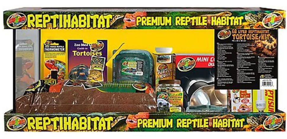 Zoomed - Kit Tortues Terrestres Premium Reptile Habitat - 68L