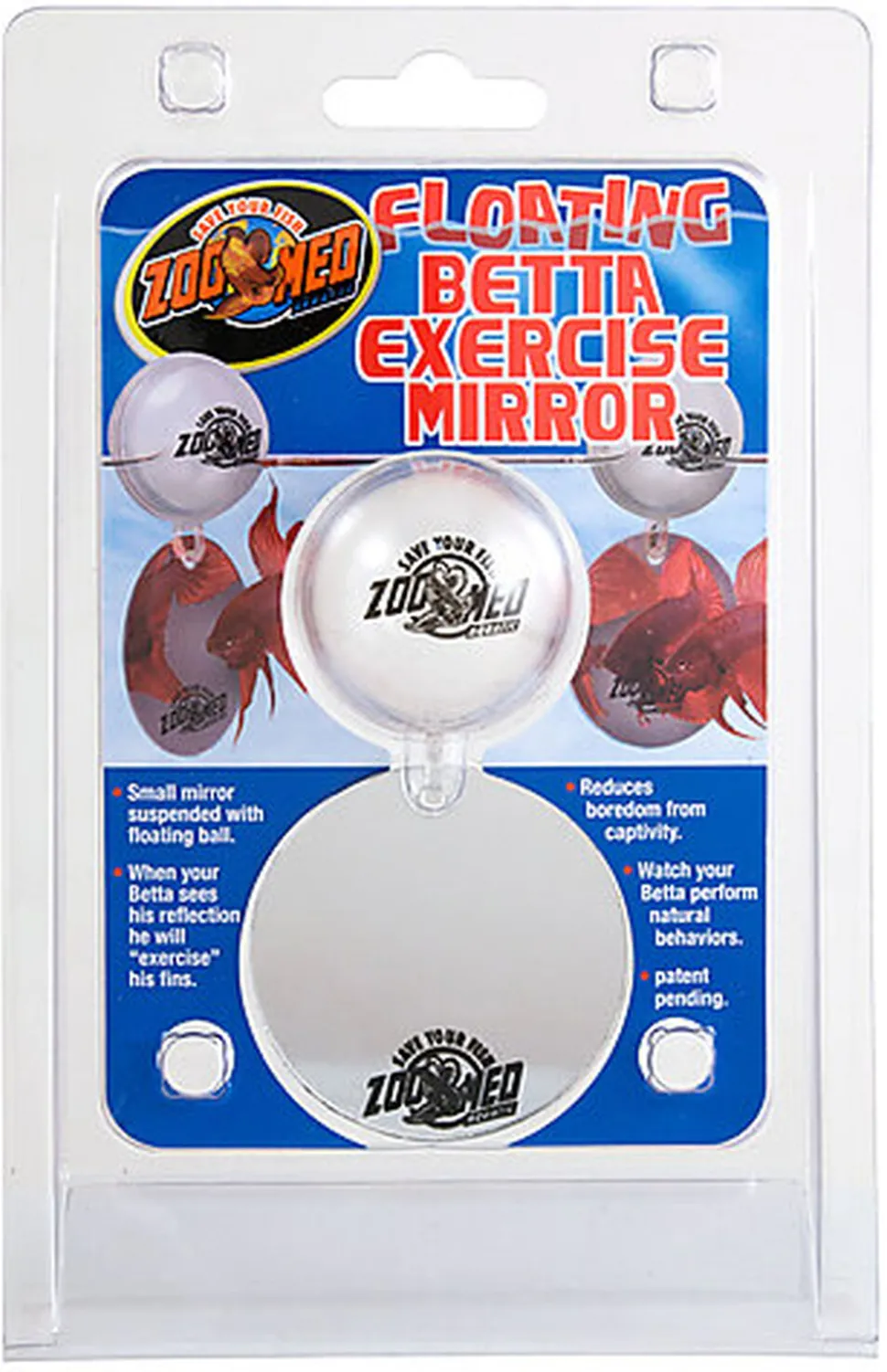 Zoomed - Miroir Floating Betta Exercice pour Betta