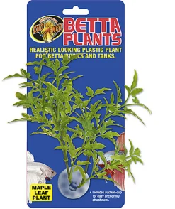 Zoomed - Plante artificielle avec ventouse pour aquarium - Maple leaf