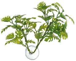 Zoomed - Plante artificielle avec ventouse pour aquarium - Window leaf