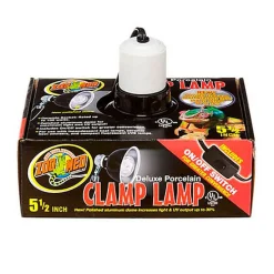 Zoomed - Réflecteur Ampoule Deluxe Porcelain Clamp Lamp pour Terrarium