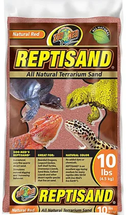 Zoomed - Sable Reptisand Naturel Rouge pour Reptiles - 4,5Kg