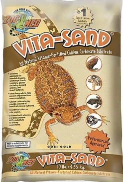 Zoomed - Sable Vita-Sand Gobi Gold pour Reptiles - 4,5Kg