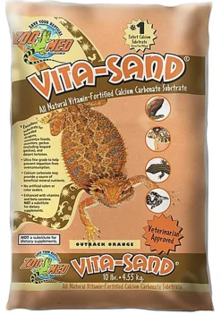 Zoomed - Sable Vita-Sand Outback Orange pour Reptiles - 4,5Kg