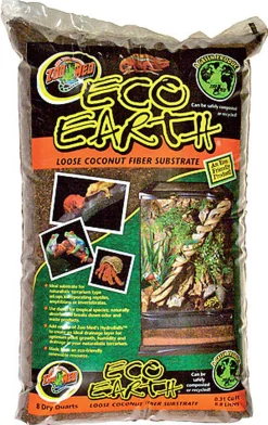 Zoomed - Substrat Eco Earth Fibres de Coco pour Reptiles - 8,8L