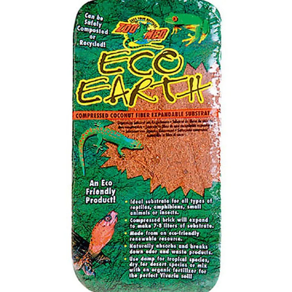 Zoomed - Substrat Naturel Fibre de Coco Compressée pour Terrarium