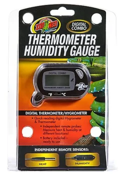 Zoomed - Thermomètre Numérique Digital Combo pour Terrarium