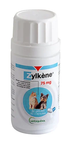 Zylkene - Aliment Complémentaire 75mg en Gélules pour Chien - x30